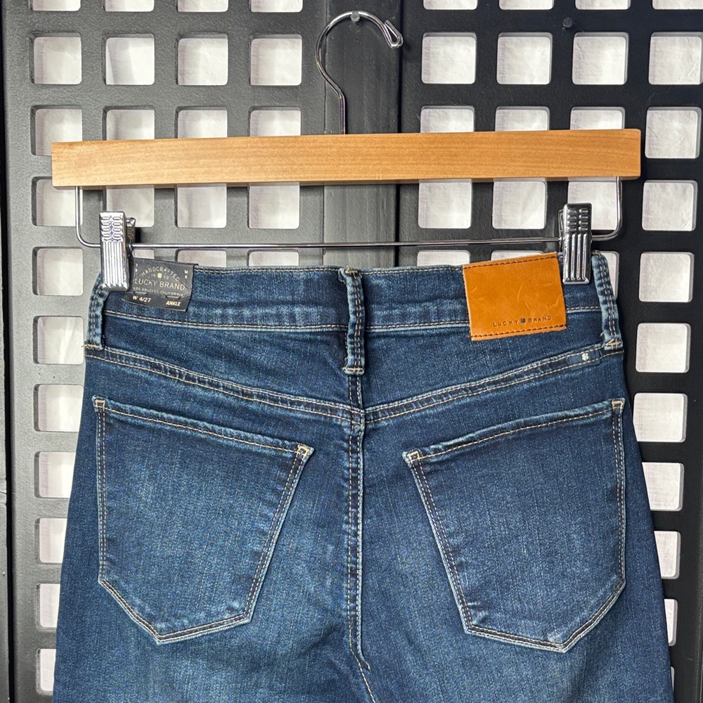 💙 Lucky Brand Brooke Legging Skinny Jeans 4/27 Dark Wash Stretch NWT Women's 💙 - Picture 9 of 13